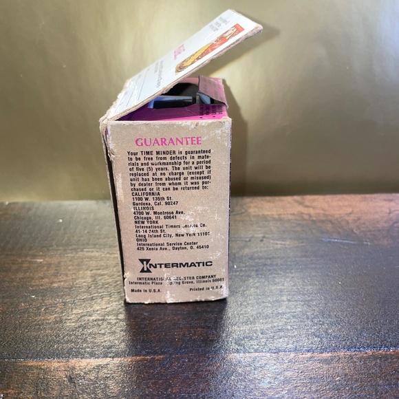 Vintage Intermatic Time Minder Time Keeper Country Side White 1 Hour Setting - Picture 8 of 8